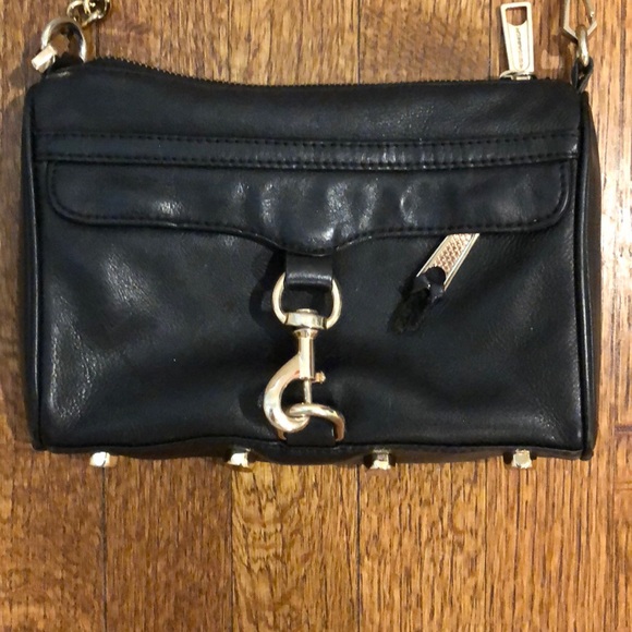 Rebecca minkoff black mini Mac purse - Picture 2 of 4